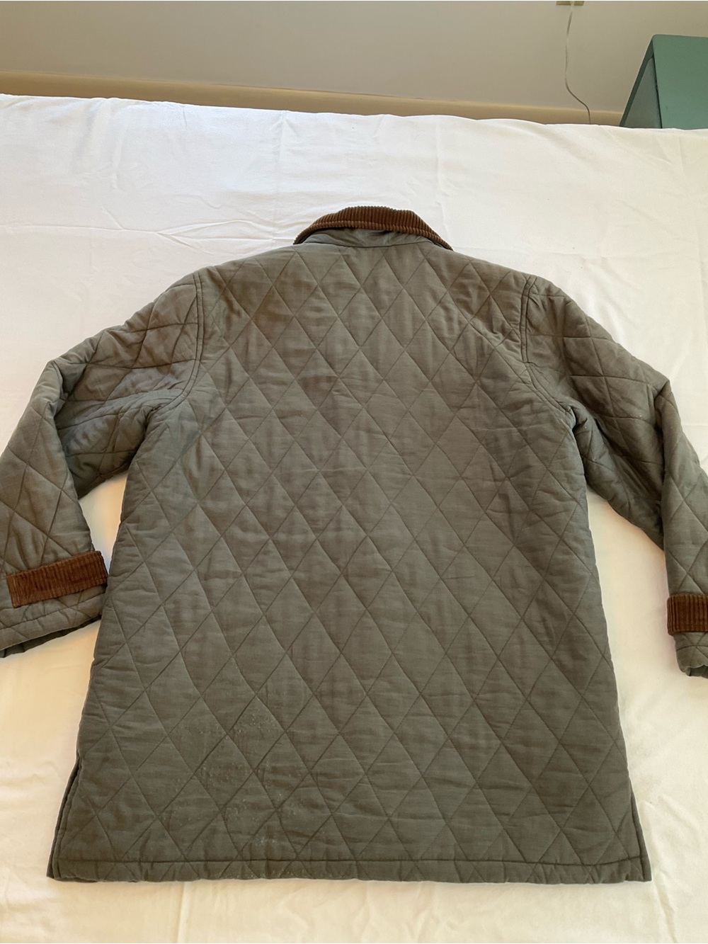 Vintage Bogari Signature 100% Silk Quilted Barn Jacket Coat Size L - Picture 7 of 8
